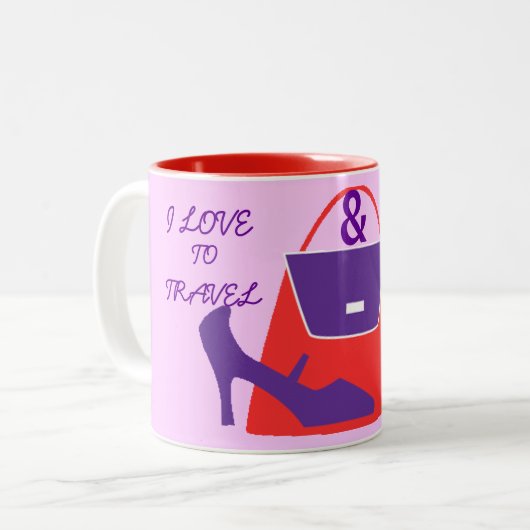 ショッピングクイーンコレクション ツートーンマグカップ (正面左)