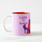 ショッピングクイーンコレクション ツートーンマグカップ (左)