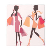 ショッピングクイーンコレクション ノートパッド (正面)