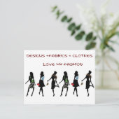 ショッピングクイーンコレクション ポストカード (スタンド正面)