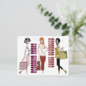 ショッピングクイーンコレクション ポストカード (スタンド正面)