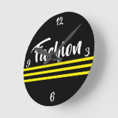 ショッピングクイーンコレクション – ラウンド壁時計 (傾斜)