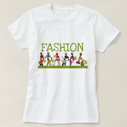 ショッピングクイーンコレクション – レディースTシャツ Tシャツ (デザイン正面)