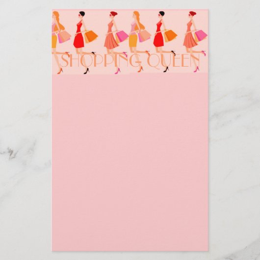 ショッピングクイーンコレクション 便箋 (正面)