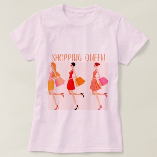 ショッピングクイーンコレクション Tシャツ (デザイン正面)