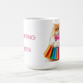 ショッピングクイーン猫 コーヒーマグカップ (中央)