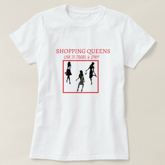 ショッピングクイーン コレクション - レディース Tシャツ (デザイン正面)