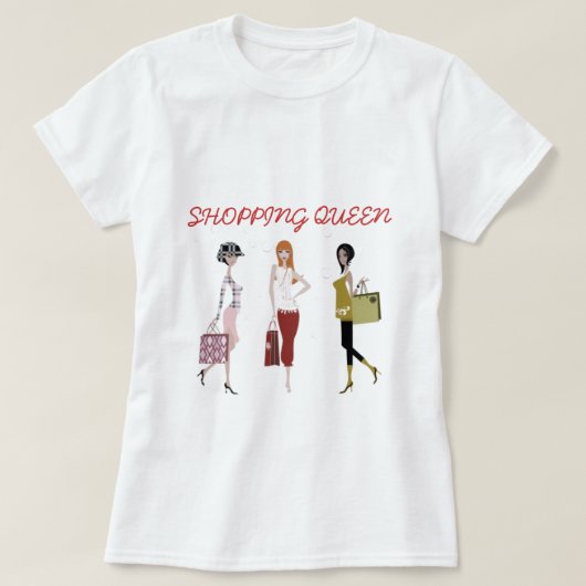 ショッピングクイーン コレクション Tシャツ (デザイン正面)