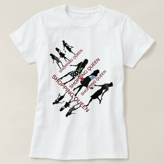 ショッピングクイーン コレクション Tシャツ (デザイン正面)