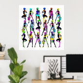 ショッピンググラマーガールズ ポスター (ホームオフィス)