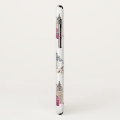 ショッピングシティガールイラストレーションパターン Case-Mate iPhoneケース (裏面/左)