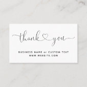 ショッピングシンプルスモールブランディング 名刺 (正面)