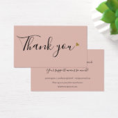 ショッピングシンプル割引カードにピンクサンキュー (デスク)