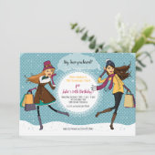 ショッピングスプリー招待状 招待状 (スタンド正面)