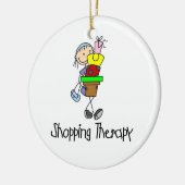 ショッピングセラピー セラミックオーナメント (左)