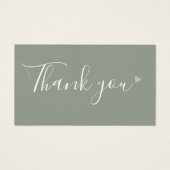 ショッピングセージ緑の割引カード (正面)