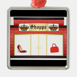 ショッピングテーメドロンドンオーナメント メタルオーナメント