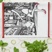 ショッピングニューヨークキッチンハンドタオル キッチンタオル (折り畳み)