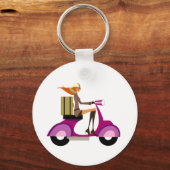 ショッピングバイスクーター キーホルダー (正面)
