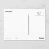 ショッピングファッショナブルイタリアンフローレンスイタリア ポストカード (裏面)