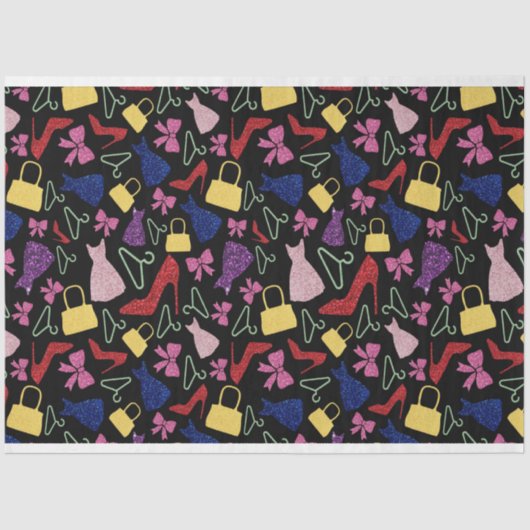 ショッピングファッションアクセサリパターン  薄葉紙 (正面)