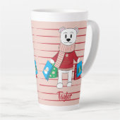 ショッピングポーラベアホリデーラテマグ カフェラテマグ (右アングル)