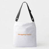 ショッピングラバープリント文字ショッピング – ハンドバッグ (正面)