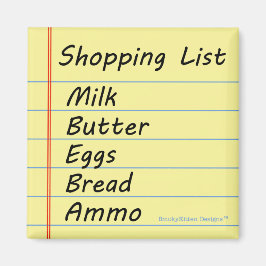 ショッピングリスト – The Essentials マグネット