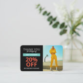 ショッピングロイヤリティ割引カード 名刺 (スタンド正面)