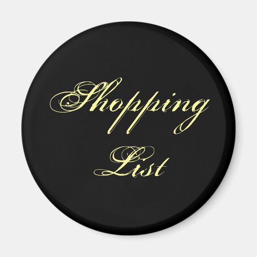 ショッピング一覧 マグネット (正面)