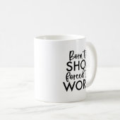 ショッピング中毒 コーヒーマグカップ (正面右)