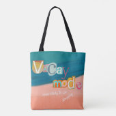 ショッピング中毒VACAY MODE トートバッグ (裏面)