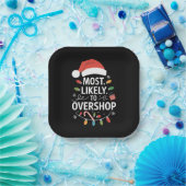 ショッピング分隊の家族のクリスマスをオーバーショップする可能性が最も高い ペーパープレート (パーティー)