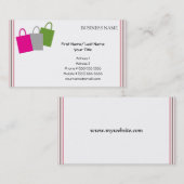 ショッピング名刺 名刺 (正面/裏面)