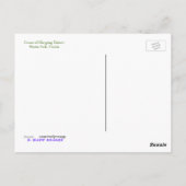 ショッピング地区~フロリダ州ウィンターパーク ポストカード (裏面)