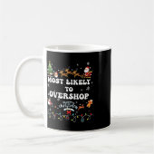 ショッピング家族のクルーのクリスマスを買い占める可能性がある コーヒーマグカップ (左)