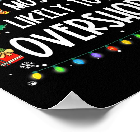 ショッピング家族のクルーのクリスマスを買い占める可能性がある ポスター (角)