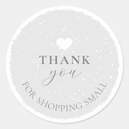 ショッピング小ステッカー ラウンドシール