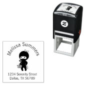 ショッピング忍者ガールピンクアドレス セルフインキングスタンプ (インサイチュ)