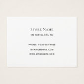 ショッピング感謝していユー企業のロゴピンク白 (裏面)