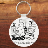 ショッピング旅行。支出の記録。B.店での出費 キーホルダー (正面)