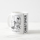 ショッピング旅行。支出の記録。B.店での出費 コーヒーマグカップ (正面左)