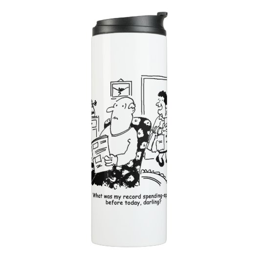 ショッピング旅行。支出の記録。B.店での出費 タンブラー (回転左)