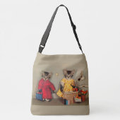 ショッピング虎猫キット及びキャッシャー虎猫キット クロスボディバッグ (裏面)