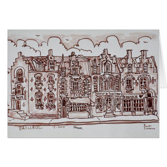 ショッピング通り| Bailleul（フランス） (正面横)