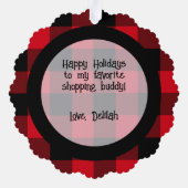 ショッピング長所 オーナメントカード (裏面)