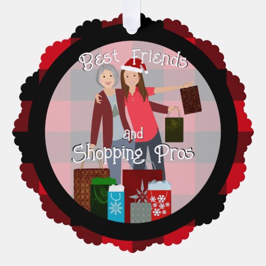 ショッピング長所 オーナメントカード (正面)