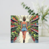 ショッピング開始 | 植物の愛好家 カード (スタンド正面)