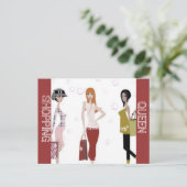 ショッピング クイーン コレクション ポストカード (スタンド正面)