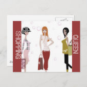 ショッピング クイーン コレクション ポストカード (正面/裏面)